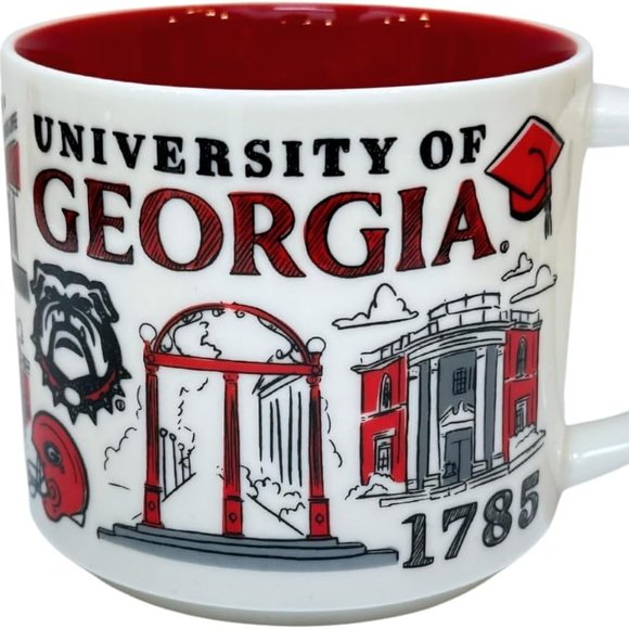 New Starbucks University of Georgia UGA Bulldogs Been There Series 14 oz mug - Picture 2 of 6